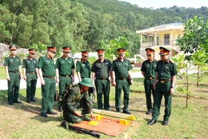 Bộ Chỉ huy Quân sự tỉnh Thanh Hóa kiểm tra huấn luyện chiến sĩ mới