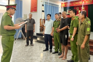 Quảng Trị: Bắt khẩn cấp đối tượng xông vào trụ sở chém trọng thương Đại úy Công an