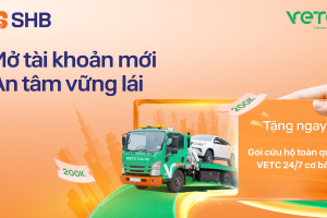 SHB tặng gói cứu hộ giao thông toàn quốc VETC cho khách hàng