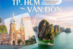 Sun PhuQuoc Airways mở đường bay Vân Đồn - TP Hồ Chí Minh