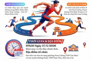 Phường Nam Cường (Lào Cai): Sẵn sàng cho Giải Việt dã mở rộng năm 2026