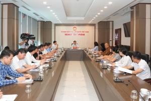 Gặp mặt Đoàn đại biểu thành phố Hải Phòng tham dự Đại hội đại biểu toàn quốc MTTQ Việt Nam lần thứ XI