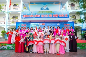 Hải Phòng: Giao lưu văn hóa Việt Nam - Hàn Quốc sôi nổi tại Trường Tiểu học Nguyễn Văn Tố