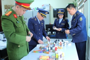 Lào Cai: Tăng cường đấu tranh chống buôn lậu, hàng giả trong lĩnh vực dược mỹ phẩm và thực phẩm chức năng