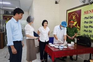Hà Tĩnh: Xử phạt 1 cơ sở kinh doanh dịch vụ ăn uống 12,5 triệu đồng