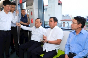 Bí thư, Chủ tịch thành phố Hà Nội kiểm tra tiến độ thi công ga ngầm đường sắt đô thị