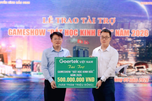 Công ty TNHH Goertek Vina tài trợ 500 triệu đồng cho Gameshow 'Đất học Kinh Bắc'