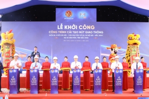Bắc Ninh: Khởi công cải tạo nút giao quốc lộ 3 mới với quốc lộ 18 tại xã Văn Môn
