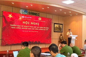 Tuyên truyền chuyên đề về phòng, chống ma túy cho cán bộ, công nhân viên tại Khu công nghiệp Nam Cầu Kiền
