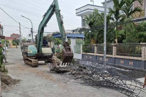 Ninh Bình: xã Hải Hưng quyết liệt chấn chỉnh vi phạm hành lang thủy lợi, trật tự xây dựng