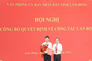 Lâm Đồng bổ nhiệm tân Phó Giám đốc Trung tâm Phục vụ hành chính công tỉnh