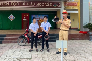 Thanh Hóa: Trang bị kỹ năng tham gia giao thông an toàn cho học sinh Trường THPT