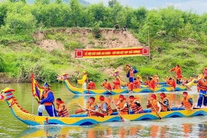 Lễ hội bơi chải An Châu - Di sản văn hóa phi vật thể cấp Quốc gia
