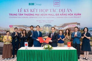 BIM Group ký kết hợp tác cùng AEONMALL Việt Nam tại dự án trung tâm thương mại hơn 4.300 tỷ đồng