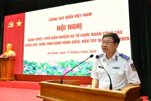 Cảnh sát biển Việt Nam khảo sát, nắm tình hình vùng biển đảo phía Tây Nam Tổ quốc