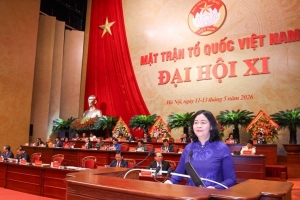 Đồng chí Bùi Thị Minh Hoài tiếp tục giữ chức Chủ tịch Uỷ ban Trung ương MTTQ Việt Nam khóa XI