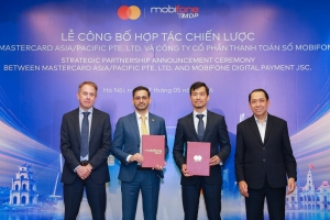 Công ty Cổ phần Thanh toán số MobiFone (MDP) bắt tay Mastercard thúc đẩy nền kinh tế số