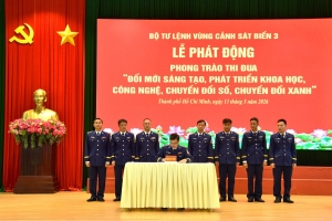 Bộ Tư lệnh Vùng Cảnh sát biển 3 đẩy mạnh ứng dụng khoa học, công nghệ và chuyển đổi số