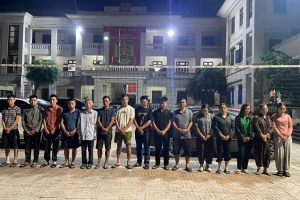 Nghệ An: Triệt xóa sới bạc xóc đĩa trong khu vực rừng núi, tạm giữ 16 đối tượng