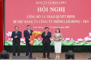 Ông Nguyễn Đức Thái giữ chức Giám đốc và Bí thư Đảng ủy Công ty Nhôm Lâm Đồng - TKV