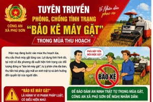 Ninh Bình: Tuyên truyền, ngăn chặn tình trạng “bảo kê máy gặt” mùa thu hoạch