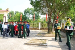Quảng Trị: Lễ viếng, truy điệu và an táng 3 hài cốt liệt sĩ tìm thấy ở cao điểm 278