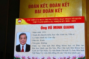 Nhà giáo nhân dân, Chủ tịch HĐDH Vũ – Võ Việt Nam tiếp tục đóng góp cho sự nghiệp đại đoàn kết toàn dân tộc