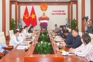 Hải Phòng: Làm việc với Đoàn công tác Viện Kỹ thuật dân dụng và công nghệ xây dựng Hàn Quốc