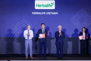 Herbalife được vinh danh Top 10 doanh nghiệp vì cuộc sống cộng đồng 2025-2026 tại Giải thưởng Rồng Vàng 2026