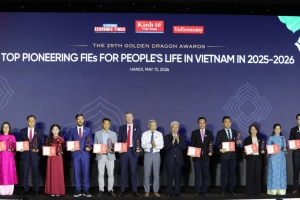 Giải thưởng Rồng Vàng 2026: Lan tỏa giá trị doanh nghiệp FDI, kết nối niềm tin đầu tư tại Việt Nam