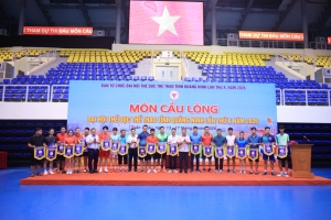 Khai mạc Giải cầu lông Đại hội Thể dục thể thao tỉnh Quảng Ninh năm 2026