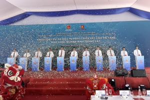 Vinhomes khởi công Dự án đầu tư phát triển kết cấu hạ tầng Khu công nghiệp Nam Tràng Cát