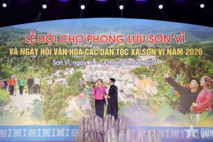 Tuyên Quang: Khai mạc Chợ Phong lưu Sơn Vĩ 2026, lan tỏa sắc màu văn hóa vùng cao biên giới