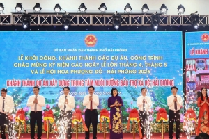 Hải Phòng: Khánh thành Dự án xây dựng Trung tâm nuôi dưỡng Bảo trợ xã hội Hải Dương