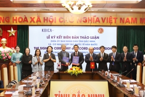 Bắc Ninh ký kết Biên bản thảo luận với Cơ quan Hợp tác Quốc tế Hàn Quốc (KOICA)