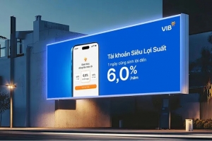 Siêu Lợi Suất VIB sinh lời mỗi ngày đến 6%/năm: Không còn lý do để tiền nhàn rỗi ngủ quên