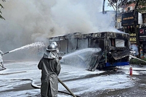 Hà Nội siết phòng cháy xe buýt sau vụ cháy trên phố Lý Thường Kiệt