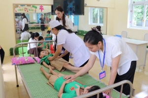 Thanh Hóa: Diễn tập “Điều tra, xử lý vụ ngộ độc thực phẩm tại bếp ăn tập thể trong trường học”