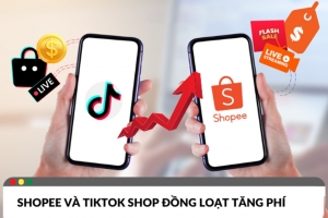 Shopee và TikTok Shop đồng loạt tăng phí, người bán chịu áp lực lớn hơn