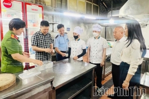 Phú Thọ siết kiểm tra an toàn thực phẩm nông, lâm, thủy sản