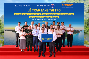 VNVC trao gói tài trợ hơn 10 tỷ đồng, miễn phí vắc xin cúm 3 năm và tặng kho bảo quản vắc xin hiện đại cho Côn Đảo