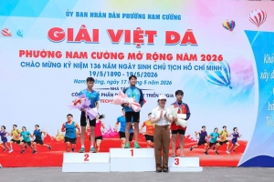 Lào Cai: Phường Nam Cường tổ chức thành công Giải Việt dã mở rộng lần thứ nhất năm 2026