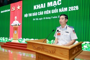 Cảnh sát biển Việt Nam khai mạc Hội thi báo cáo viên giỏi năm 2026