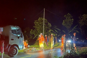 Công ty Điện lực Quảng Ninh khẩn trương khắc phục sự cố lưới điện do thiên tai gây ra