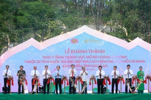 Khánh thành công trình Thác 9 tầng tại quê hương Bác Hồ