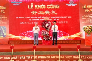 Quảng Ninh: Khởi công dự án đầu tư nhà máy M888com link hiện đang mở vật tư y tế Winner Medical Việt Nam