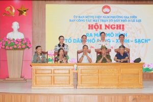 Hải Phòng: Phường Gia Viên ra mắt mô hình điểm "Tổ dân phố sáng - xanh - sạch"