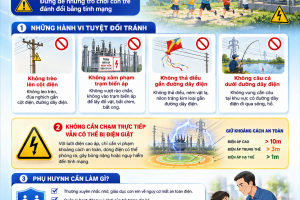 Cảnh báo an toàn điện mùa hè: Đừng để những trò chơi của trẻ nhỏ đánh đổi bằng tính mạng