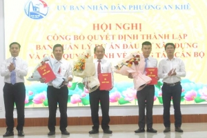 Đà Nẵng: UBND phường An Khê công bố quyết định thành lập Ban quản lý dự án đầu tư xây dựng