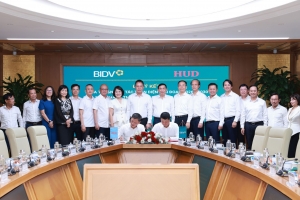 BIDV và HUD tăng cường hợp tác hướng tới phát triển bền vững